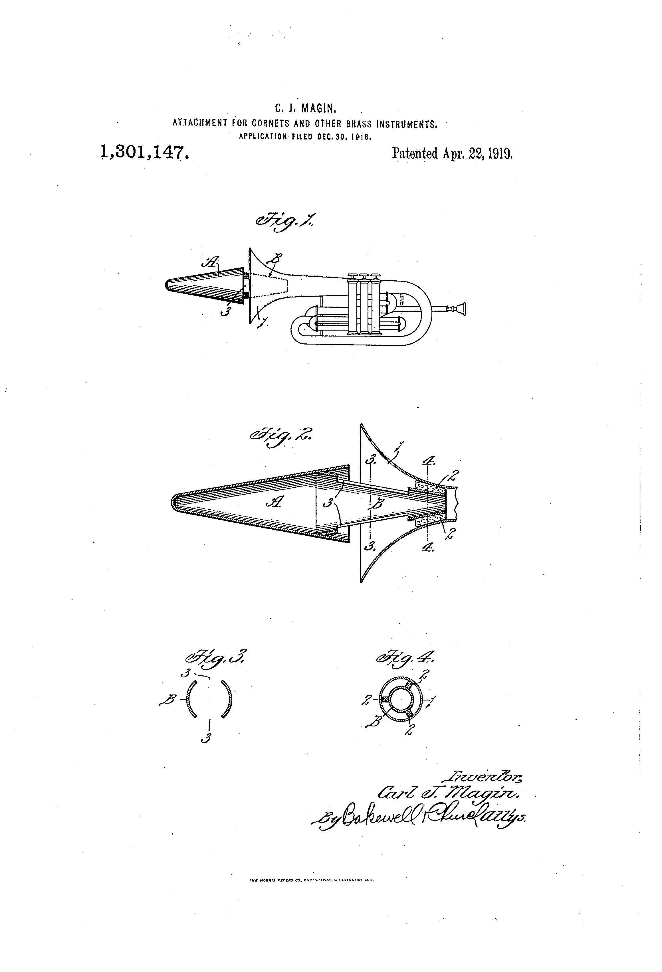US1301147A Patent Drawing