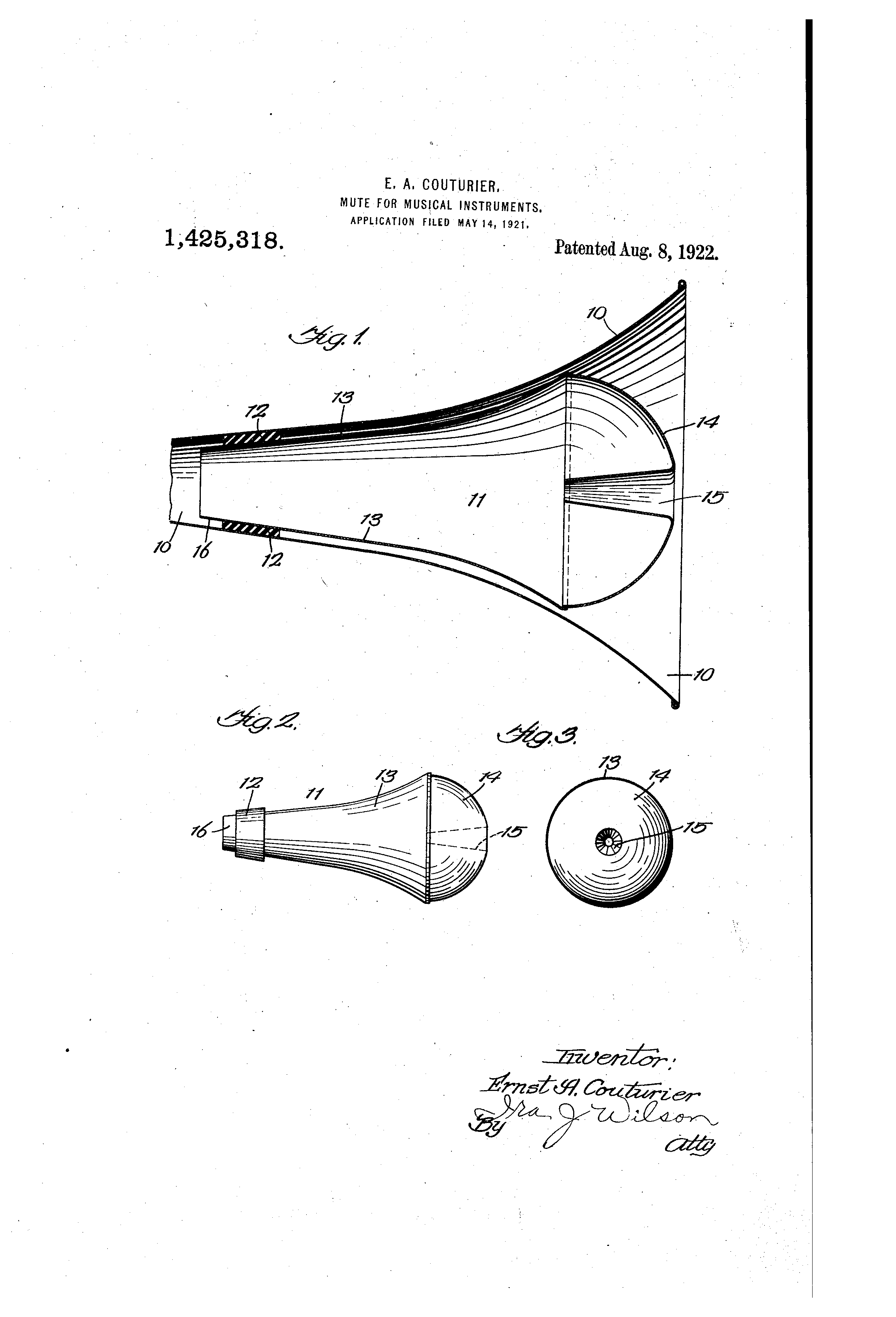 US1425318A Patent Drawing